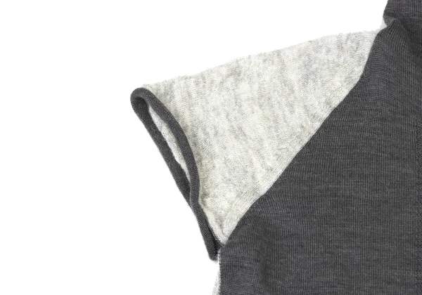 POINTLIGNE Wool Blend Switching Knit Tunic K-175805_005
