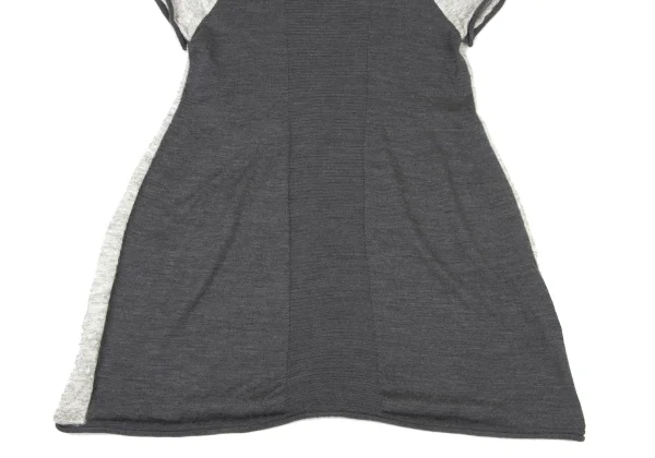 POINTLIGNE Wool Blend Switching Knit Tunic K-175805_006