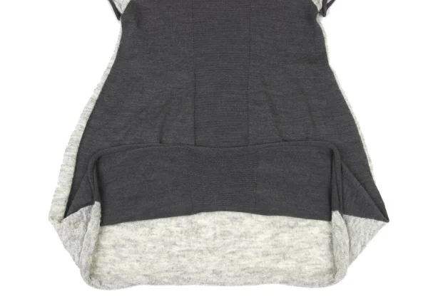 POINTLIGNE Wool Blend Switching Knit Tunic K-175805_008