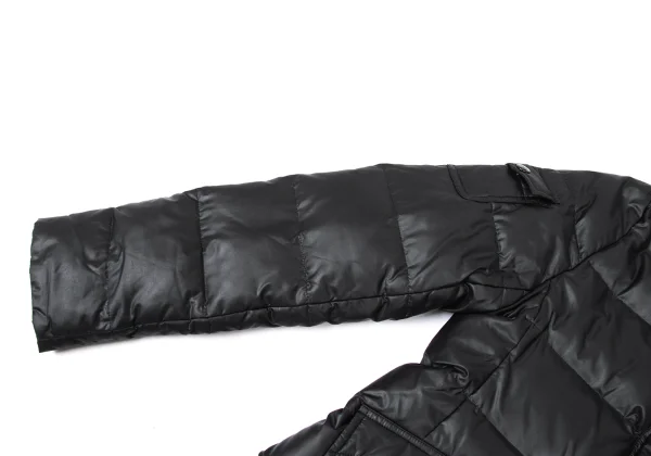 BURBERRY BLUE LABEL Detachable Hood Check Lining Down Jacket K-175807_008