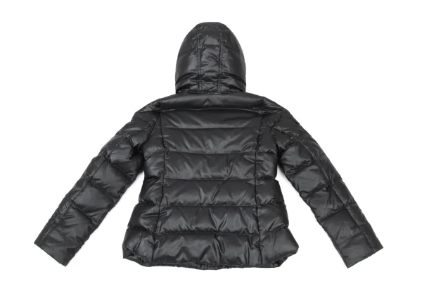 BURBERRY BLUE LABEL Detachable Hood Check Lining Down Jacket K-175807_017
