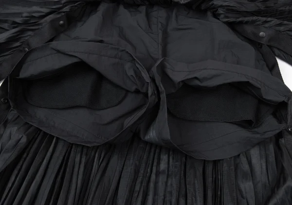 sacai×NIKE Shorts Layered Side Button Pleats Skirt K-175808_016