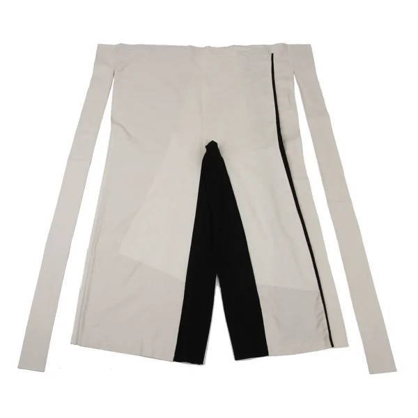 ISSEY MIYAKE A-POC Bi-color Switching Wrap Pants K-175809_002
