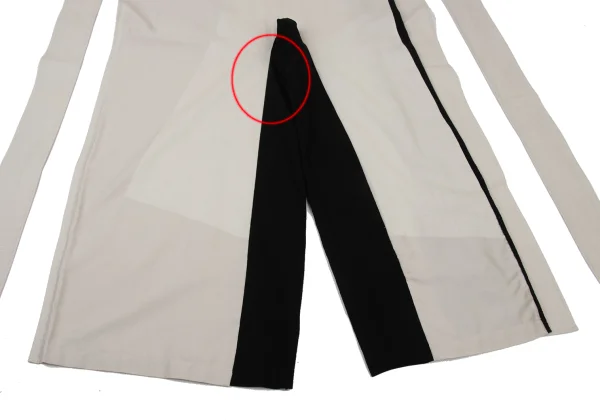 ISSEY MIYAKE A-POC Bi-color Switching Wrap Pants K-175809_007