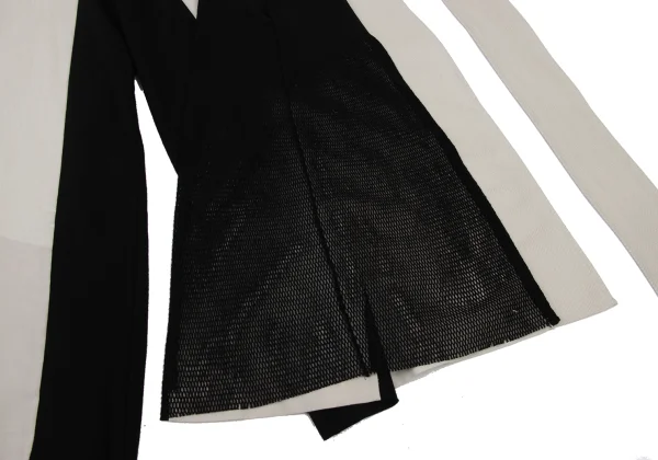 ISSEY MIYAKE A-POC Bi-color Switching Wrap Pants K-175809_010