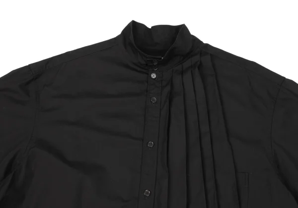 Yohji Yamamoto POUR HOMME Pleats Design Stand Collar Shirt K-175810_002