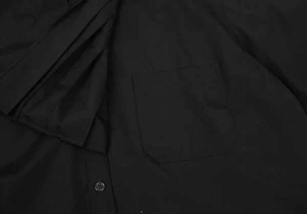 Yohji Yamamoto POUR HOMME Pleats Design Stand Collar Shirt K-175810_007