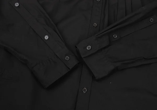 Yohji Yamamoto POUR HOMME Pleats Design Stand Collar Shirt K-175810_009