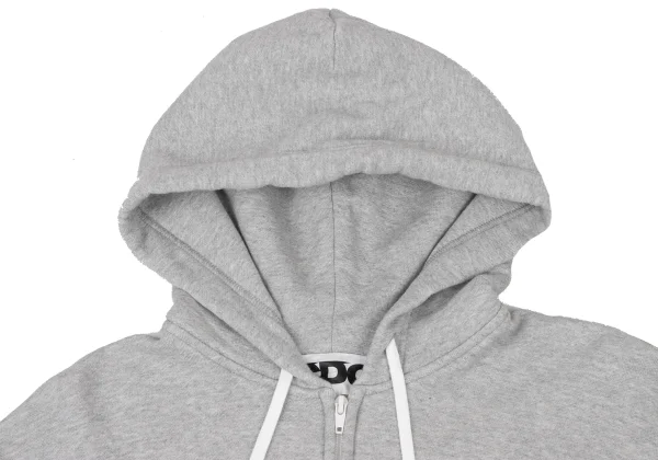CDG Logo Print Twisted Zip Hoodie K-175814_003