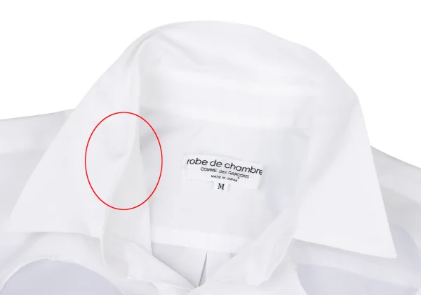 robe de chambre COMME des GARCONS Dot Pattern Sheer Panel Shirt  K-175816_007