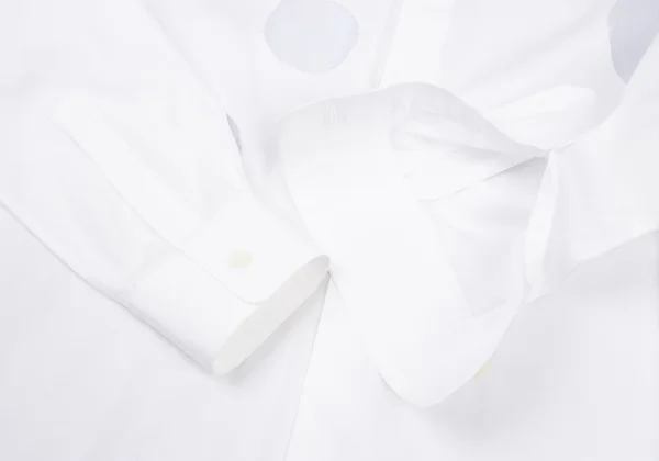 robe de chambre COMME des GARCONS Dot Pattern Sheer Panel Shirt  K-175816_011
