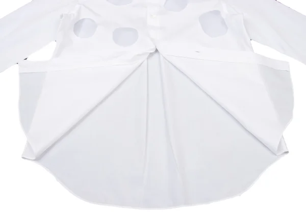 robe de chambre COMME des GARCONS Dot Pattern Sheer Panel Shirt  K-175816_014