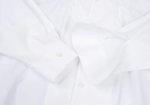 tricot COMME des GARCONS Floral Embroidery Open Collar Shirt K-175818_010