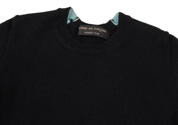 COMME des GARCONS HOMME PLUS Docking Wool Knit Top K-175825_002
