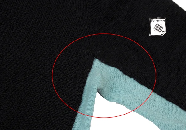 COMME des GARCONS HOMME PLUS Docking Wool Knit Top K-175825_003