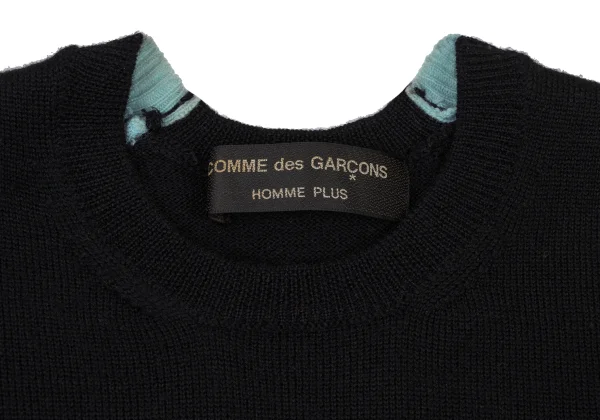 COMME des GARCONS HOMME PLUS Docking Wool Knit Top K-175825_005