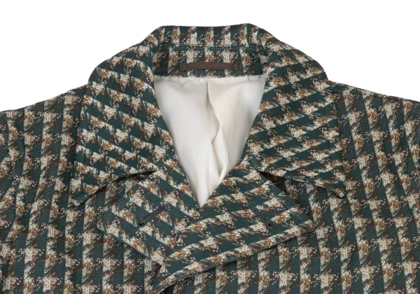 COMME des GARCONS HOMME PLUS Geometric Design Half Coat K-175830_003