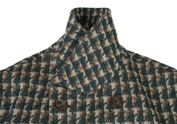 COMME des GARCONS HOMME PLUS Geometric Design Half Coat K-175830_005