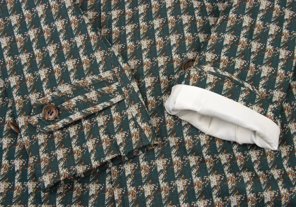 COMME des GARCONS HOMME PLUS Geometric Design Half Coat K-175830_008