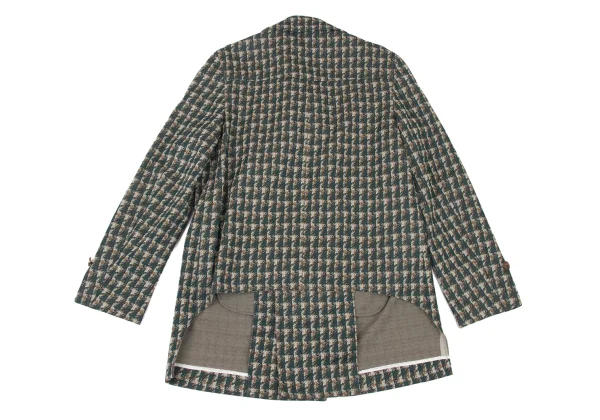 COMME des GARCONS HOMME PLUS Geometric Design Half Coat K-175830_013
