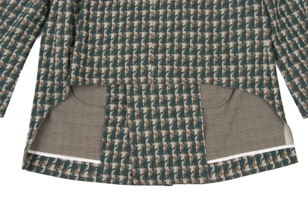 COMME des GARCONS HOMME PLUS Geometric Design Half Coat K-175830_014