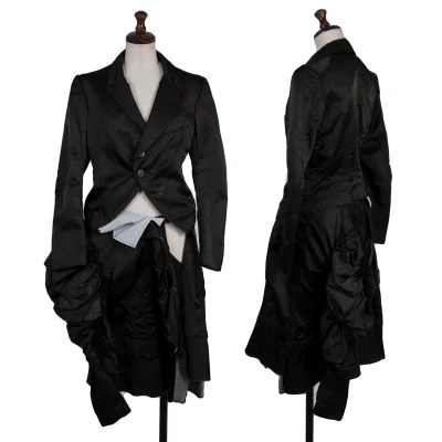 COMME des GARCONS Dyed Poly Silk Jacket & Skirt