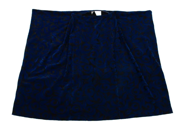 COMME des GARCONS Botanical Flocky Drape Skirt K-175835_002
