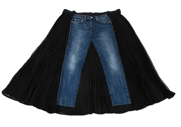 JUNYA WATANABE×Levi's Sheer Pleated Denim Docking Skirt K-175837_002