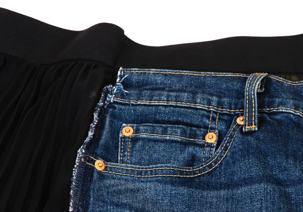 JUNYA WATANABE×Levi's Sheer Pleated Denim Docking Skirt K-175837_005