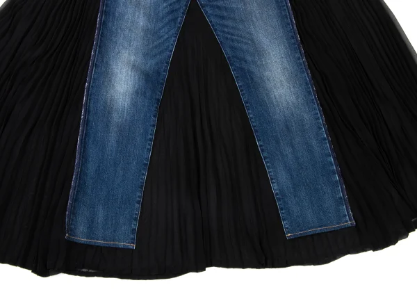 JUNYA WATANABE×Levi's Sheer Pleated Denim Docking Skirt K-175837_010