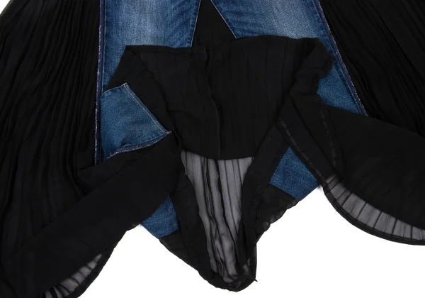 JUNYA WATANABE×Levi's Sheer Pleated Denim Docking Skirt K-175837_011