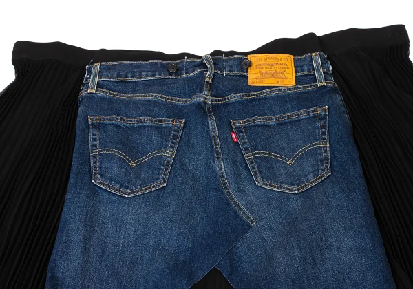 JUNYA WATANABE×Levi's Sheer Pleated Denim Docking Skirt K-175837_013