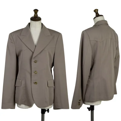robe de chambre COMME des GARCONS Western-style Yoke Switching Jacket