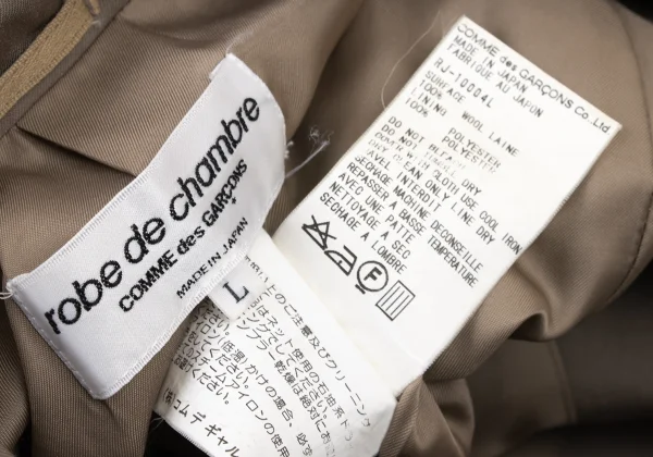robe de chambre COMME des GARCONS Western-style Yoke Switching Jacket K-175838_019
