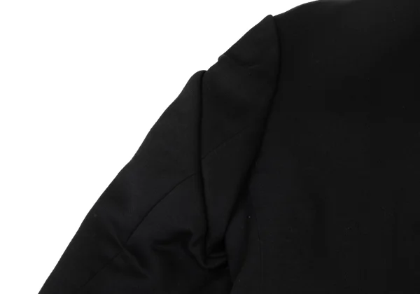 COMME des GARCONS Back Feather Embellishment Balmacaan Coat K-175839_008