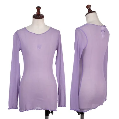 Jean Paul GAULTIER SOLEIL Logo Printed Mesh Top
