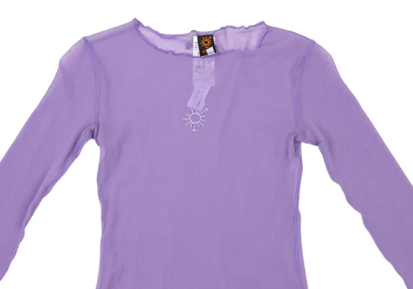 Jean Paul GAULTIER SOLEIL Logo Printed Mesh Top K-175840_003