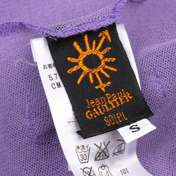 Jean Paul GAULTIER SOLEIL Logo Printed Mesh Top K-175840_016