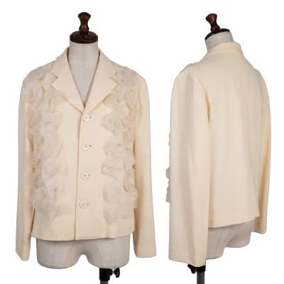 robe de chambre COMME des GARCONS Mesh Frill Jacket
