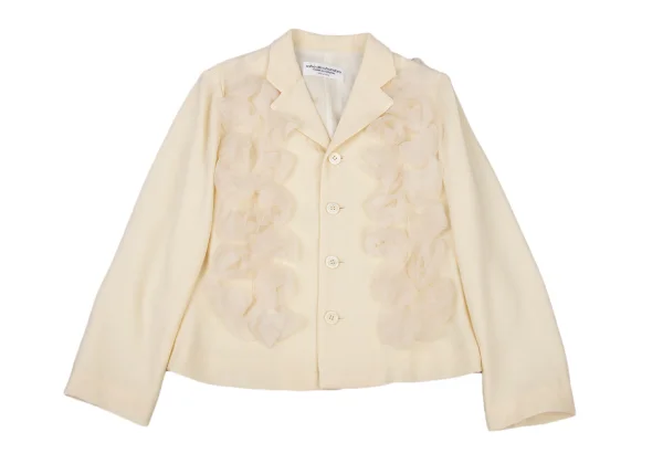 robe de chambre COMME des GARCONS Mesh Frill Jacket K-175841_002