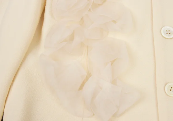 robe de chambre COMME des GARCONS Mesh Frill Jacket K-175841_009