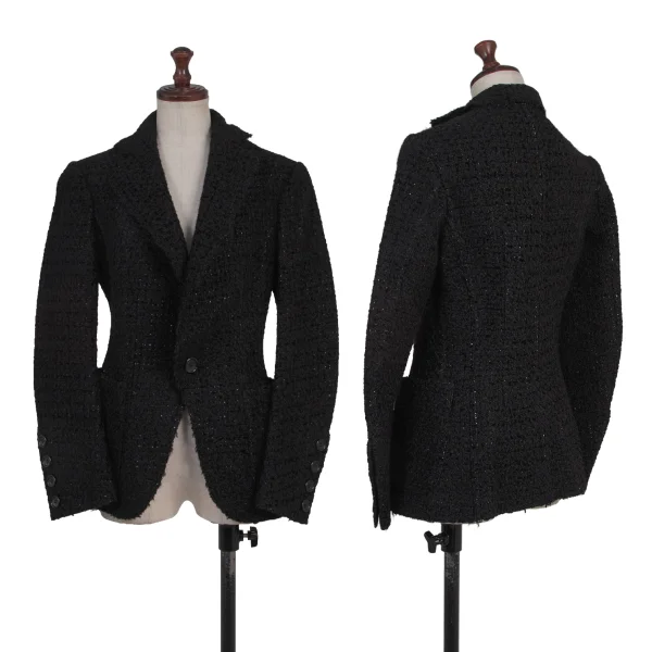 JUNYA WATANABE COMME des GARCONS WINDSTOPPER Tweed Jacket Black M K-175842_001