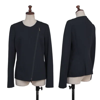 EMPORIO ARMANI Rayon Nylon Motorcycle Jacket