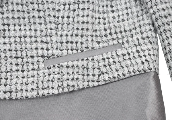 ARMANI COLLEZIONI Blended Fabric Textured Shawl Collar Jacket K-175848_008