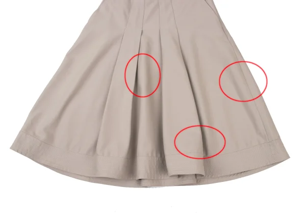 ARMANI COLLEZIONI Stitched Hem Cotton Blend Skirt K-175849_007