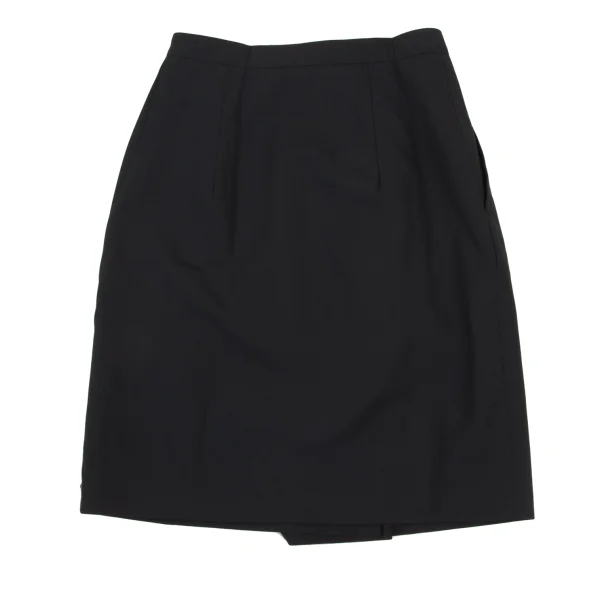 tricot COMME des GARCONS Poly Wool Wrap Design Skirt K-175852_011