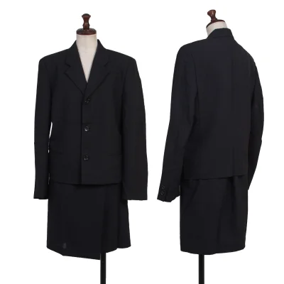tricot COMME des GARCONS Poly Wool Jacket & Skirt