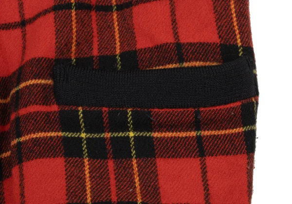 Y's bis Checker Switching Knit Blouson K-175855_014