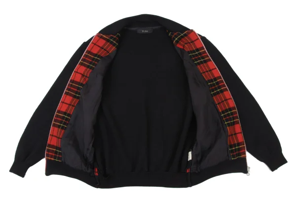 Y's bis Checker Switching Knit Blouson K-175855_015