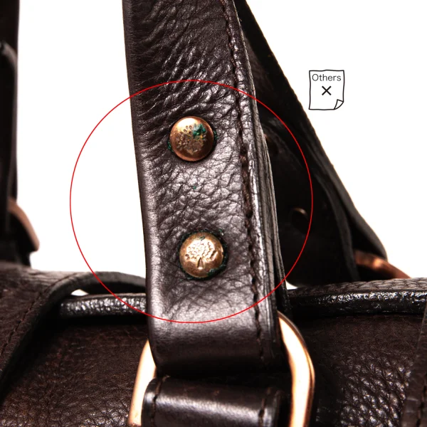 MULBERRY Suede Lining Pocket Design Leather Handbag K-175858_006